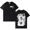Rappare Milo J Trendig Grafisk Cover T-shirt Unisex för Kvinnor Gotiska T-shirts Estetisk Rundhalsad Överdimensionerad Ren Bomull Kortärmad T-shirt