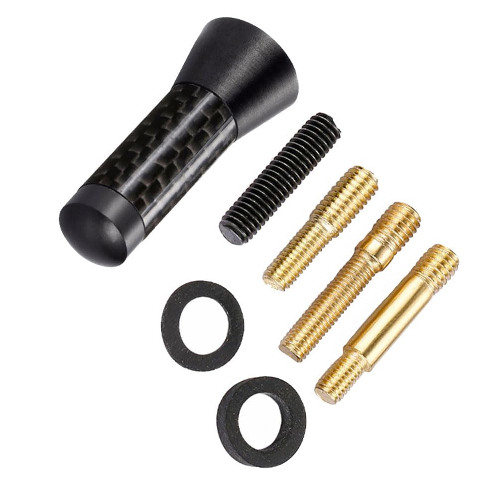 

Car Antenna Carbon Fiber Car Antenna Short Antenna Car Antenna Decoration DIY Car Fix Antenna (Black) чёрный
