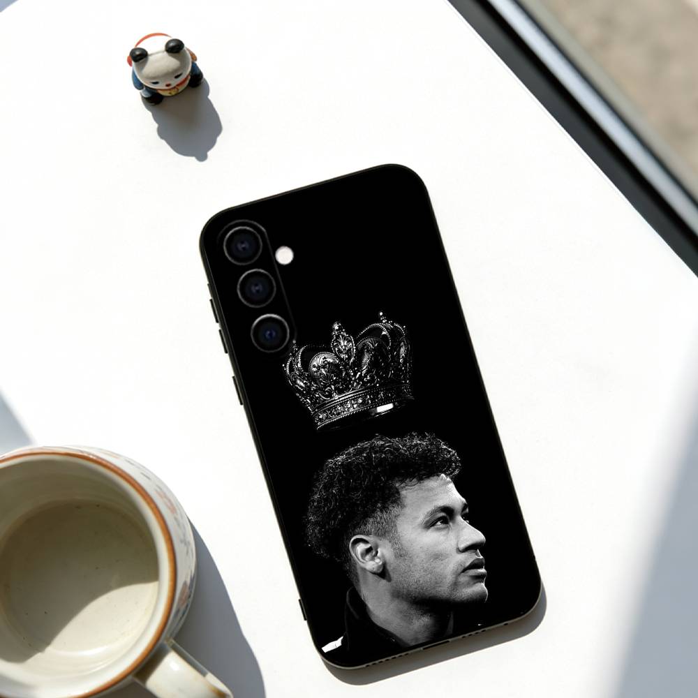 Neymar Phone Case For Samsung Galaxy A73,A72,A71,A70,A53,A52,A51,Soft Silicone Black Cover