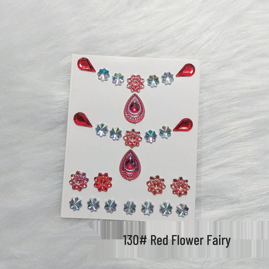 Kids' Rhinestone Eye and Brow Stickers for Makeup and Performances