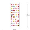 Okuyama Shokai Aurora Sticker Four Seasons Flowers EA268, Iridescent Floral Deco Stickers for Journaling, Planner, Scrapbooking, Letters