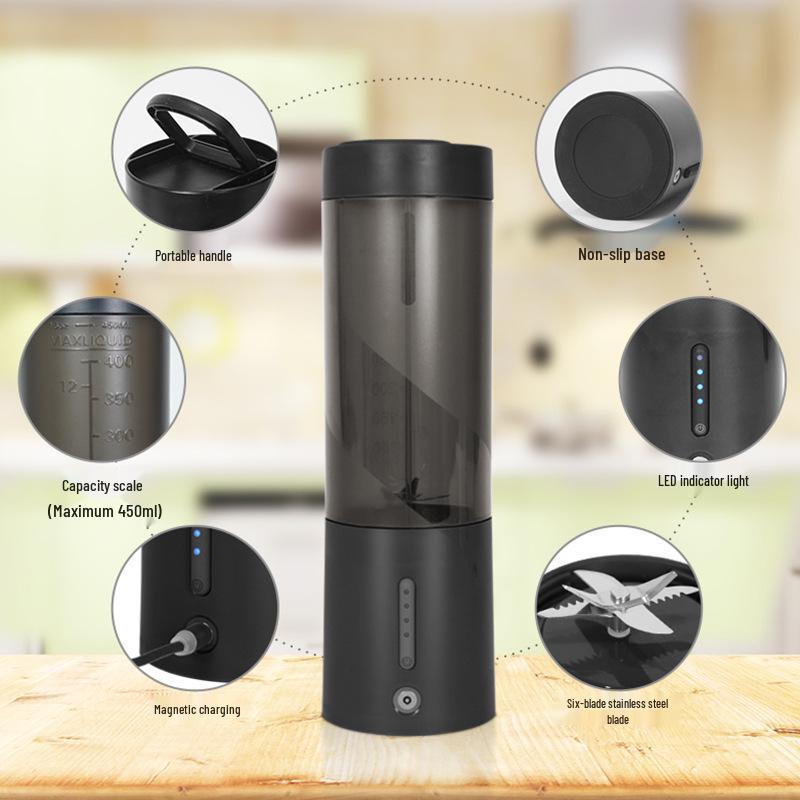 Magnetic Rechargeable Portable Juicer & Ice Crushing Blender