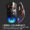 SteelSeries Aerox 5 Wireless Gaming 9 Fast and IP54 Fast TRUEMOVE AIR Black Mouse, Ultra-Lightweight, Buttons, Response, Water-Resistant Dustproof,