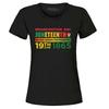 Emancipation Day Black American Freedom Women's T-Shirt Juneteenth Shirts
