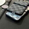 Checkerboard Retro Suitable for Samsung Zflip3/4 Mobile Phone Case Folding Screen Fashionable Flip Anti-fall Protection Case