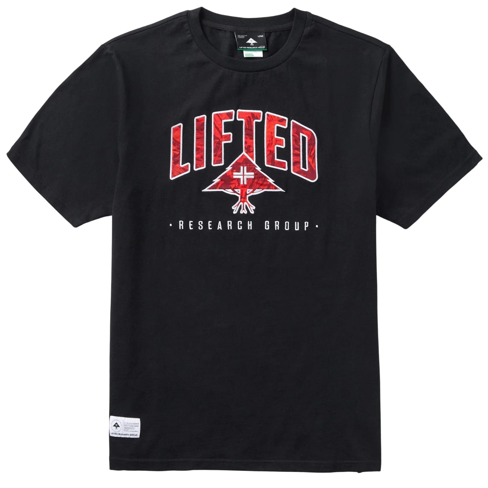 Lifted Research Group Mens LRG Lifted Jungle Knit Black Shirt NWT Medium 4XL