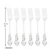 Mirror 24Pcs Vintage Dinnerware Set Stainless Steel Cutlery Set Knives Fork Teaspoon Tableware Kitchen Flatware Silverware Set