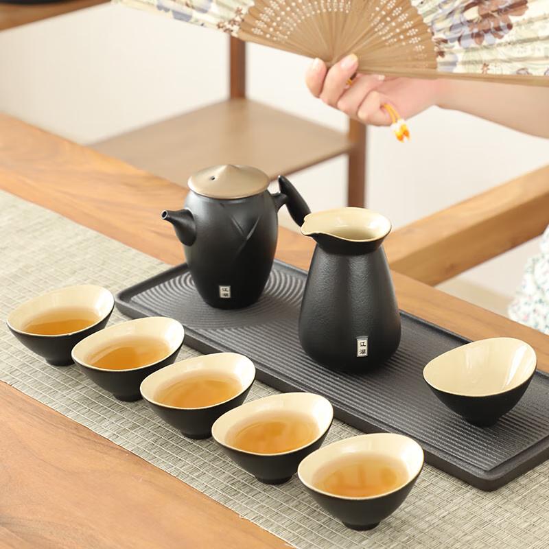 Rustic Ceramic Kung Fu Tea Set
