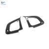 ABS Carbon Texture 2pcs Car Accessories Steering Wheel Button Frame Cover Trim For Land Rover Range Rover Evoque 2011 -