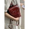 Fashion Bow Backpack Bag Women's Bag 2025 New Korean Version Backpack College Style Portable Red Bucket Bag