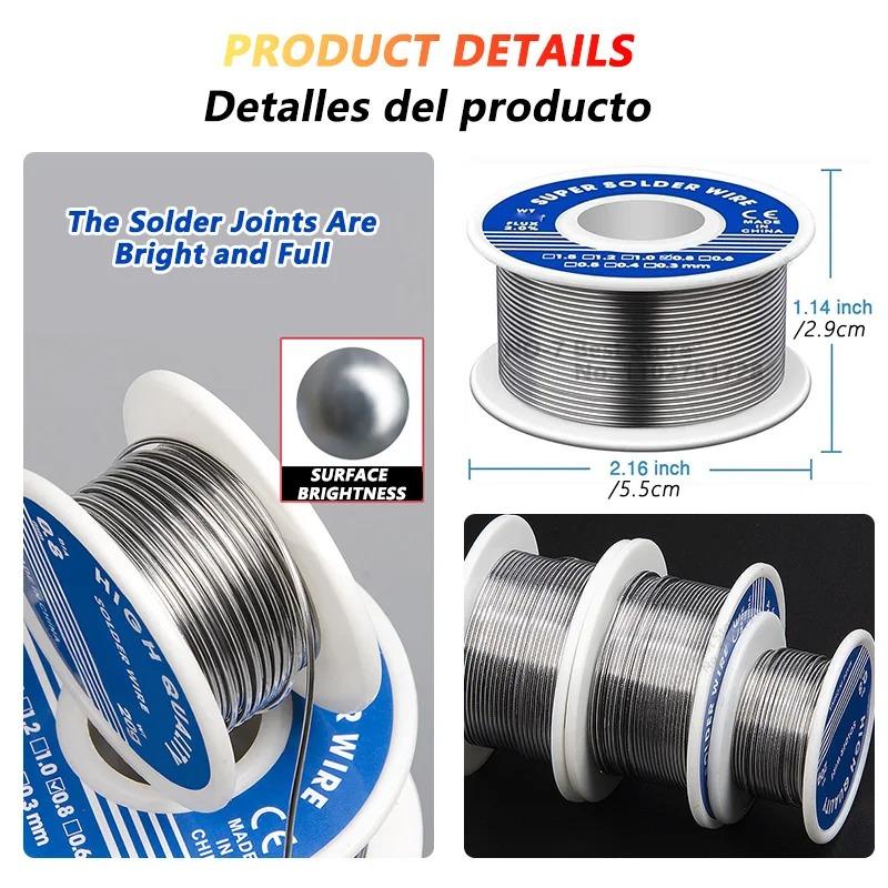 20/30/50/100g Electronic Soldering Wire Solder Wires Rosin Core Tin Multipurpose Welding Wire Flux Iron Wire Reel Household Tool