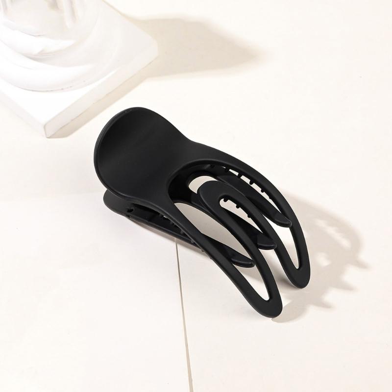 3PCS Matte Hair Clamp Strong Grip Barrettes Large Hair Claw Clip For Women Girl Thin Fine Hair Styling Accessories
