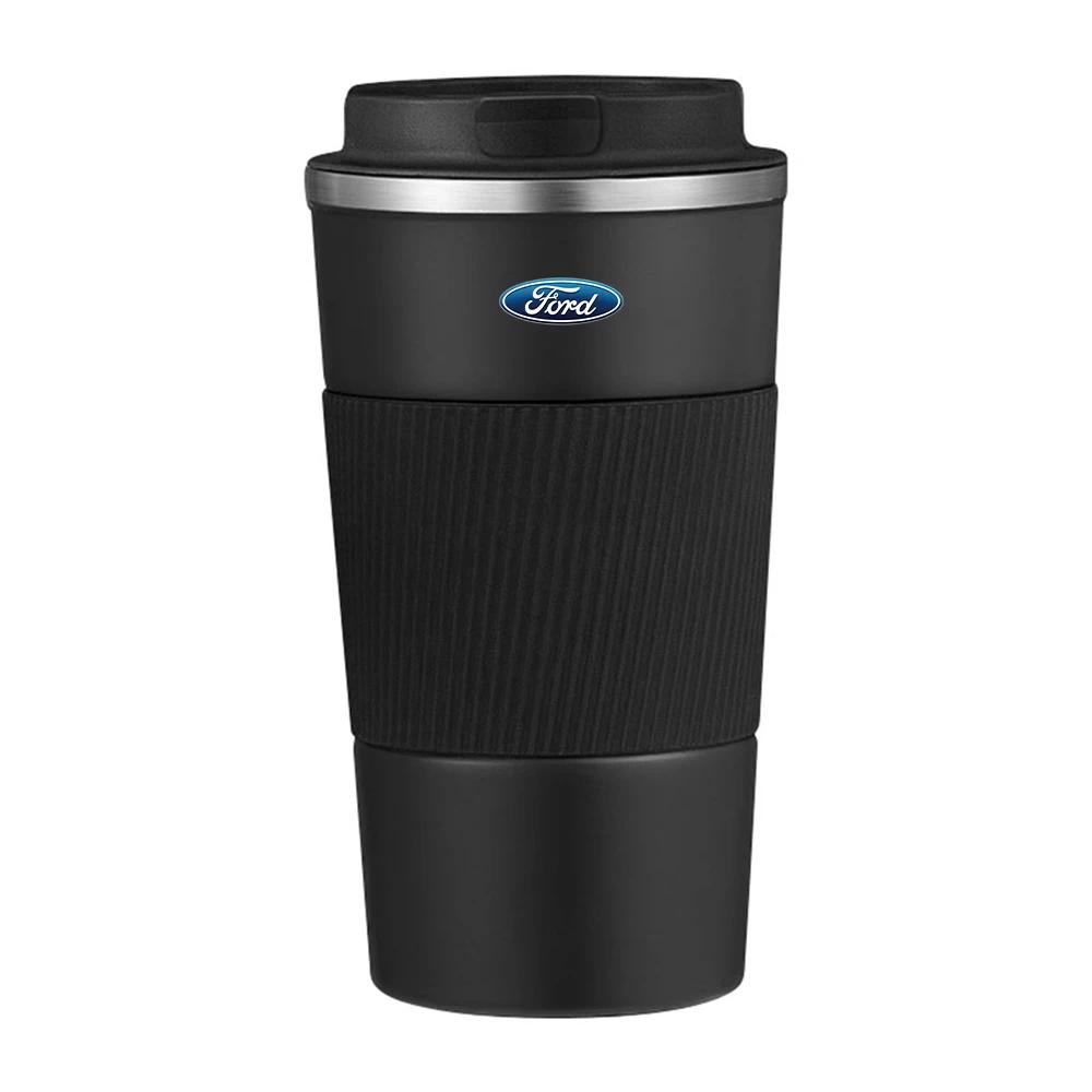 For Ford F MK4500ml Stainless Steel Coffee Tumbler Thermos Cup Portable Travel Thermal Mug For Ford Fiesta Mondeo Fusion Explorer Escape Edge