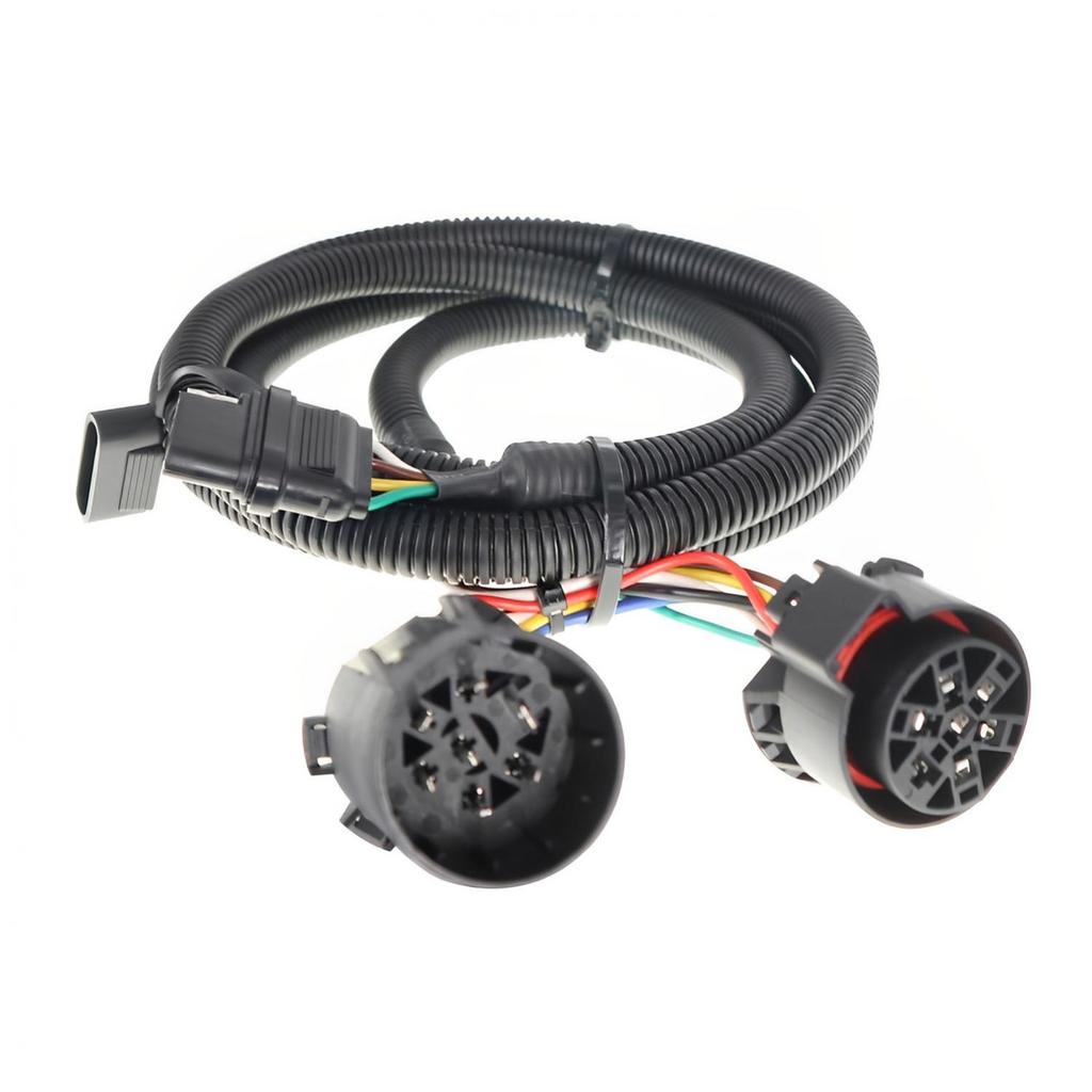 55384 4 Way 12V Trailer Wiring Harness for Commercial Vehicle / Semi - trailer/ Trailer with 7 Way Connector Restraining StrapGood product