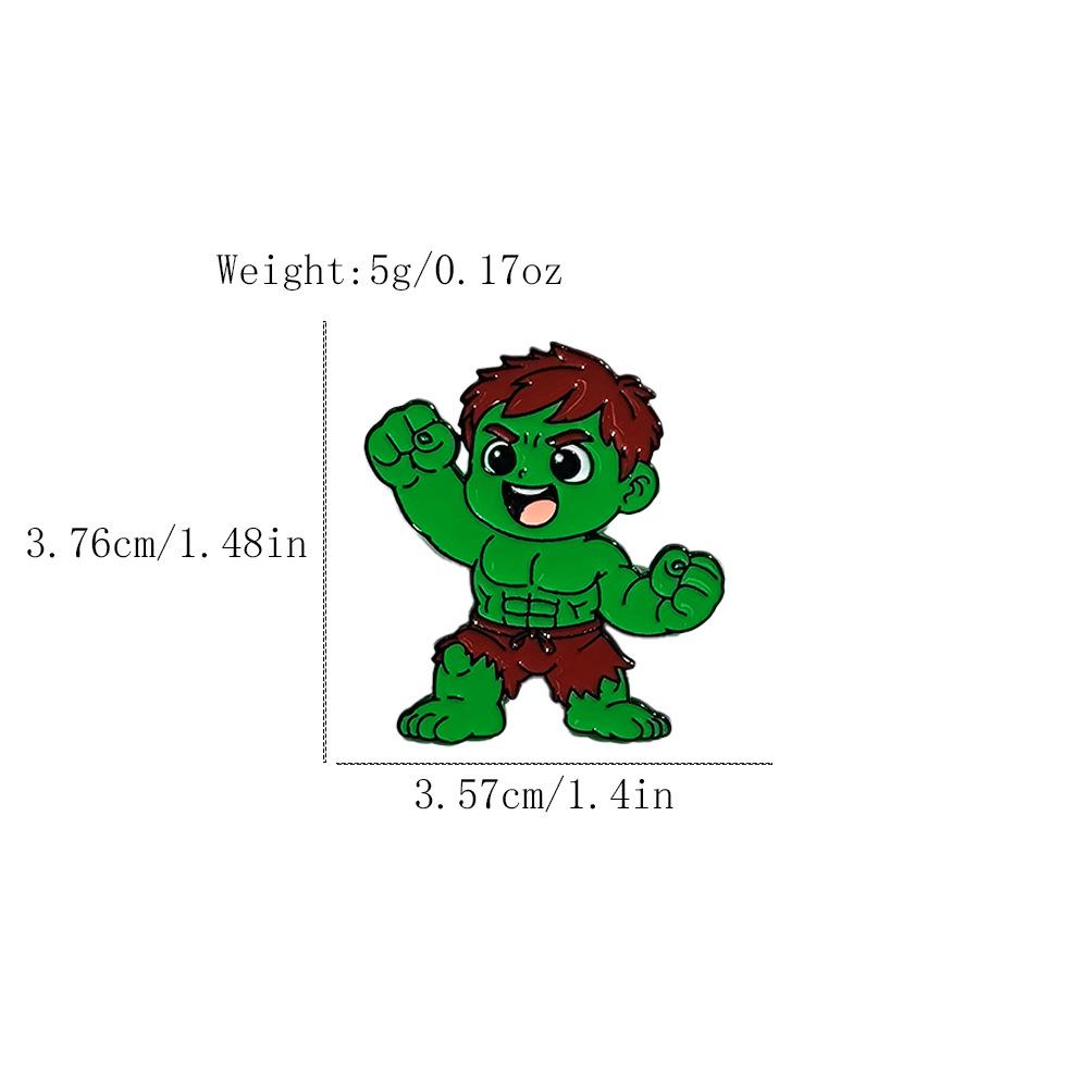 Popular Metal Superhero Brooch: Spider-Man, Captain America, Hulk