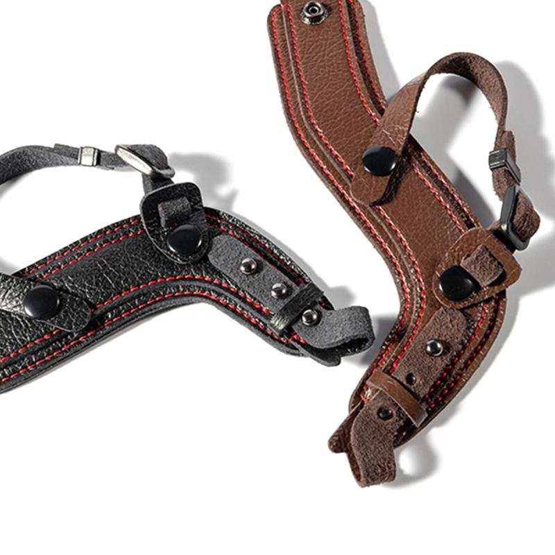 Camera Leather Wrist Strap DSLR Hand Belt Holder Shockproof Strap Waterproof Quick Release Strap Wristband for Camera