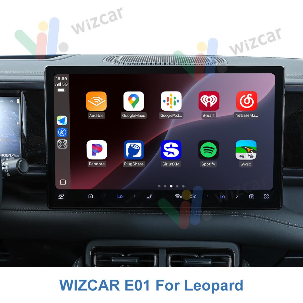 BYD Leopard 3 5 7 8 FangChengBao WIZCAR E01 Google Map Spotify Music Multilingual Apple CarPlay Android Auto for Chinese Version