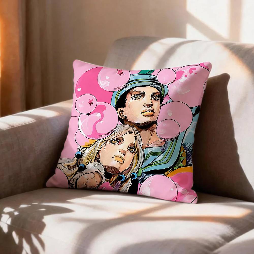 Anime Fanart JJosuke HHigashikata  Pillow Case Pattern Printed Pillowcase For Living Room Sofa Cushion Cover