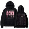 2026 Korean New Sportswear Hoodie BP Deadline Black World Tour Fashion Street Casual Hoodie Autumn_Winter Women's Fan Top