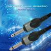 DK Guitar Connecting Cable 6.0 Meters 20ft Instrument Cable Noise Reduction Audio Cable 6.35mm Male Jack Audio Cord for