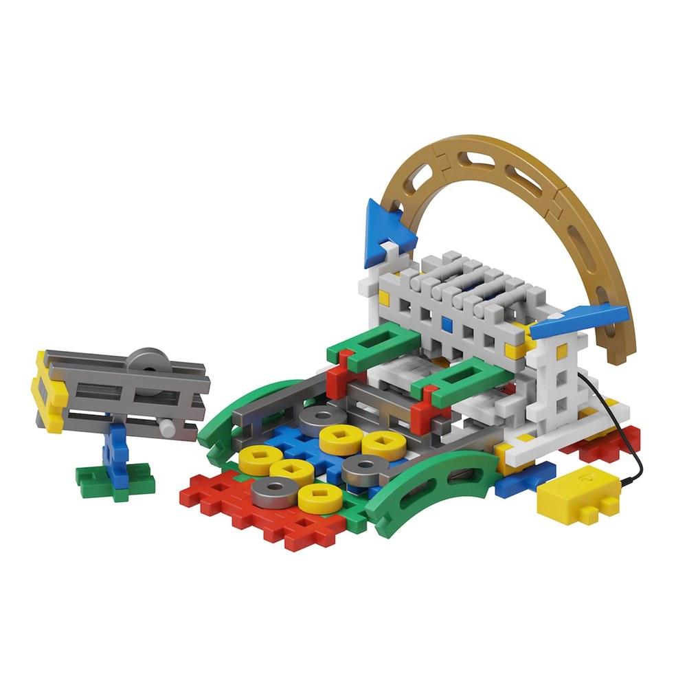 Gakken New Block Spark Motor Set 15 Types 85 Pieces 83748 Ages 4 and Up