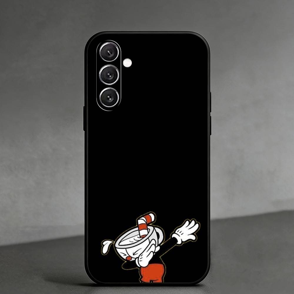

C-Cuphead Phone Case For Samsung Galaxy A91,80,73,72 ,71,53,52,32 ,31,22,21s,20,Soft Black Case Samsung a42 5g