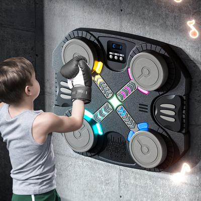 Music Boxing Machine for Kids Bluetooth-compatible Intelligent Scoring Target with Racing Light Thickened