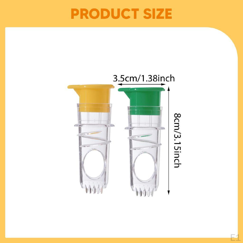 2Pcs Manual Lime Juicers,Lemon Squeezers Orange Kitchen Gadgets Easy To Use with Lid Juice