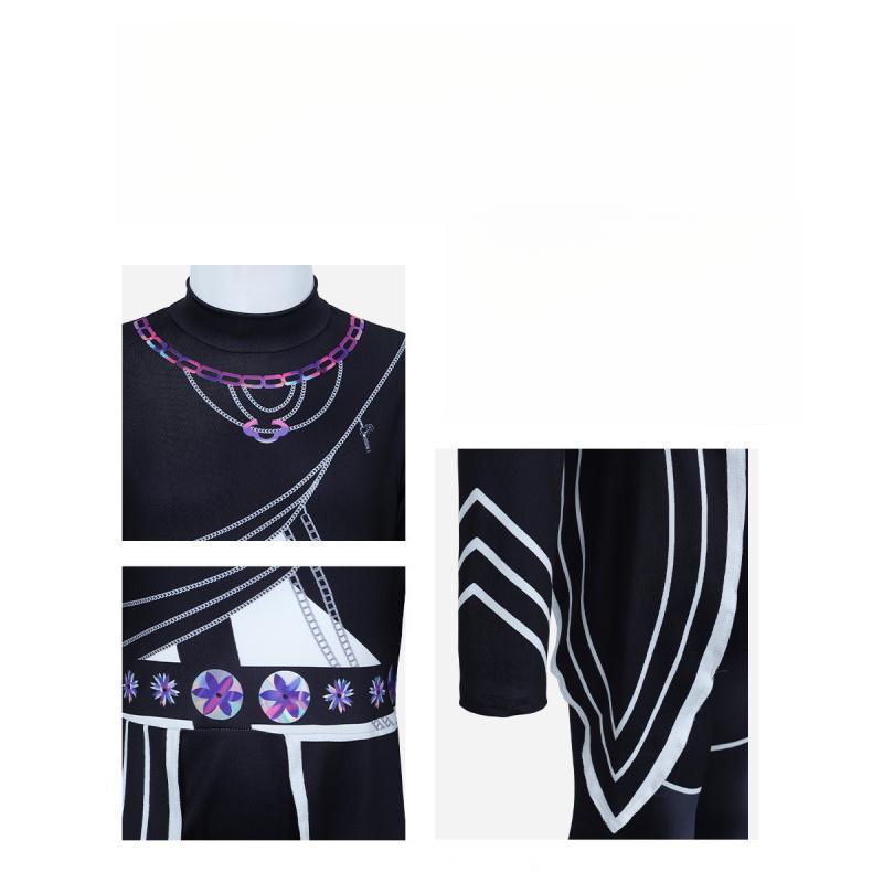 W New Korean Wave Girl Group K-POP Demon Slayer Cosplay Costume Rumi Milazoyi Cosplay Outfit X KPop Demon Hunters