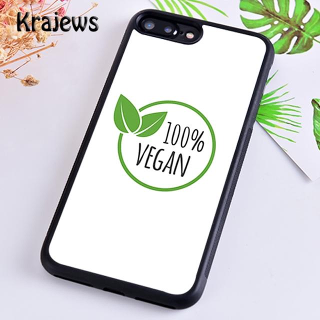 Krajews Love Animal Vegan Quotes Soft Phone Case Cover For iPhone 17 Air 16 15 14 plus 11 12 13 pro max coque Fundas