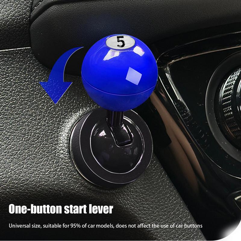 Car Start Button Push Start Auto Ignition Button Cover Automotive One-Touch Button Rocker Car Engine Push Start Stop Lever