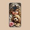 Girl Dog Puppy Matte TPU Mobile Phone Case for Huawei Mate 60 50 40 30 20 10 Pro Plus Lite E 5G Colorful Printing Cover