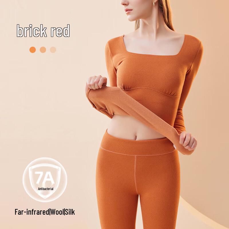 Женский бесшовный теплый термобельевой комплект L-XXL