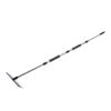Heavy Duty Iron Weeding Rake with Long Handle Garden Weed Rake Tool for Removing Weeds Loosening Soil Cleaning Flower