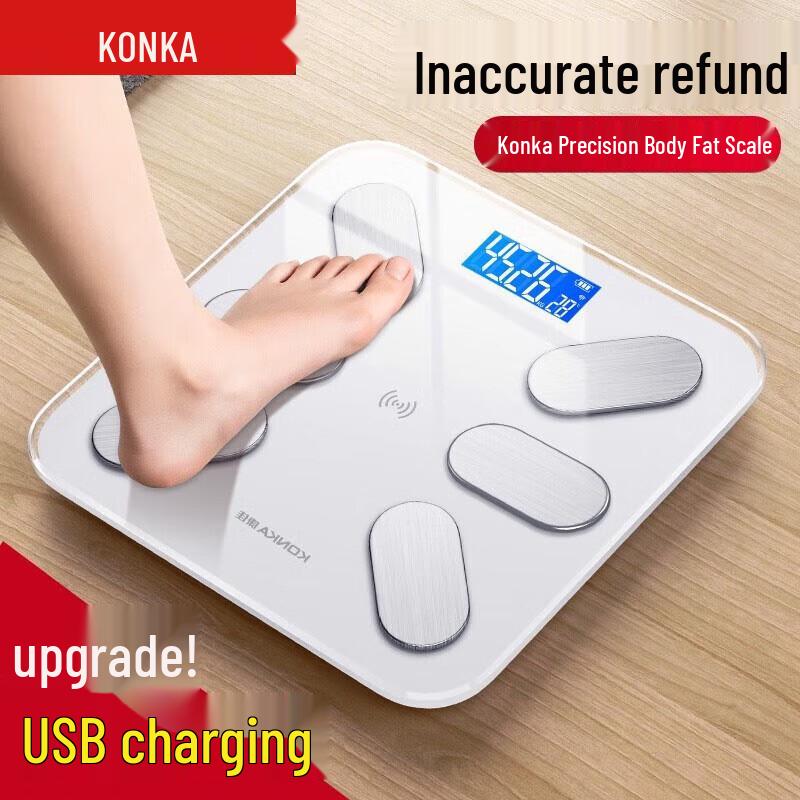 

KONKA Smart Body Fat & Weight Scale with Room Temperature Monitor