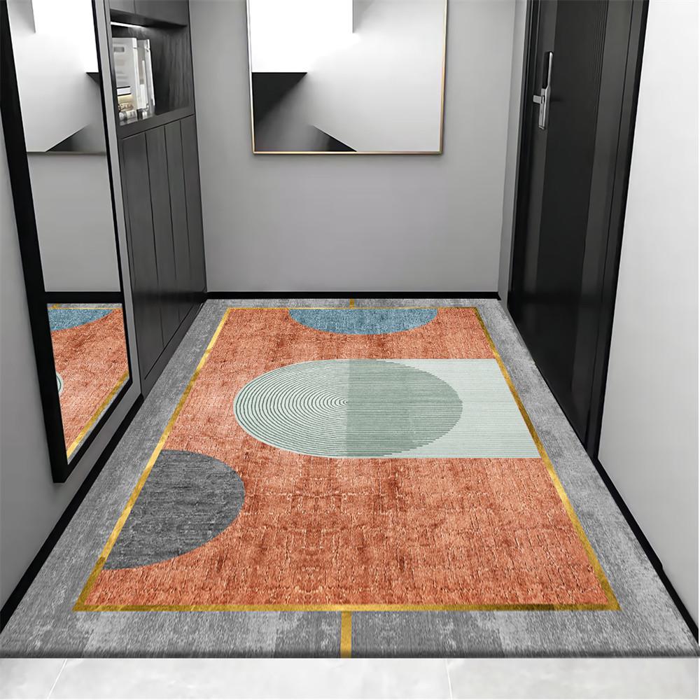 Luxurious Non-Slip Doormat: Ideal for Living Room, Bedroom, Entrance, Coffee Table, or Study; Customizable Size.