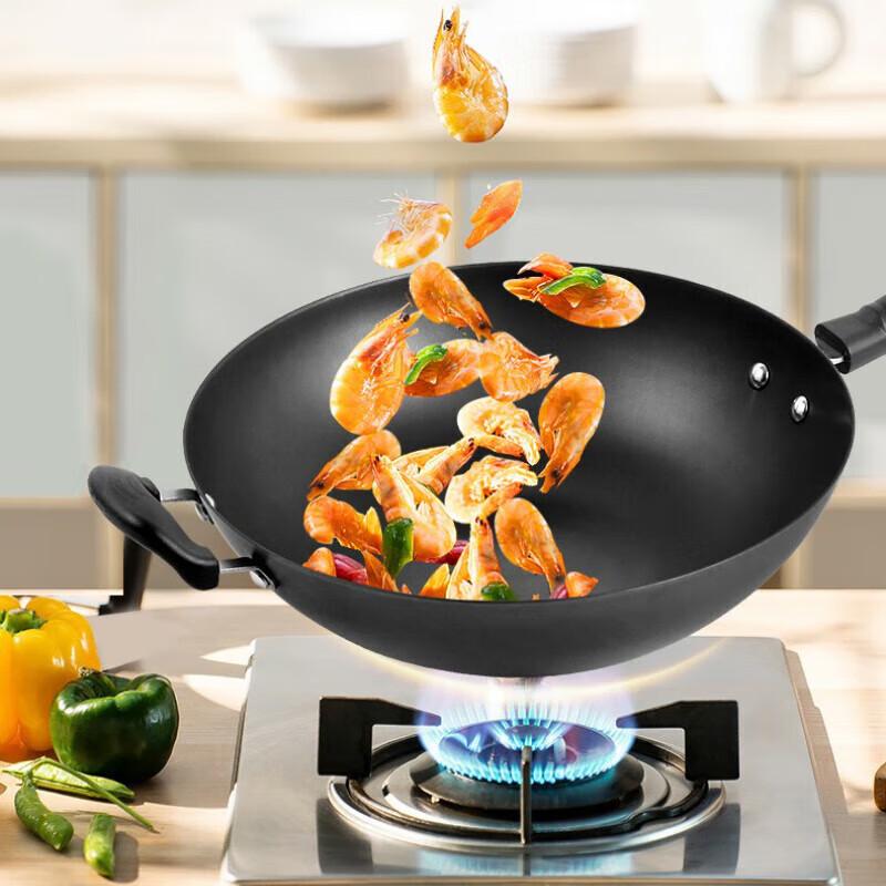 

SUPOR 34CM No-Coating Cast Iron Wok