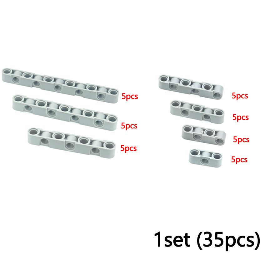 Studless Liftarm Crane DIY Brick Special Parts MOC Technical 1x3 1x4 1x5 1x6 1x7 1x9 1x11 Beam Center Thick Hole Building Blocks