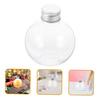 Holibanna 10pcs Clear Spherical Bottles, Light Bulb Drink Bottles, Light Bulb Candy Containers, Yogurt Containers, Plastic Smoothie Bottles, Clear Fak