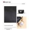 2024 Spring/Summer Women's Soft Leather Cloud Crossbody Bag – Trendy Chain Design