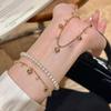 Smart Love Flash Diamond Bracelet Women's Light Luxury High-end Sense Niche Exquisite Sweet Princess Temperament Accessories Women