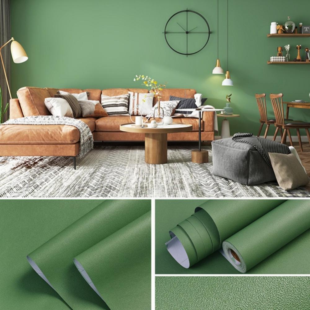 40cm Width Self Adhesive Vinyl Film Wallpaper Waterproof Wall Stickers for Bathroom Kitchen Furniture Room Decor Home Improvem
