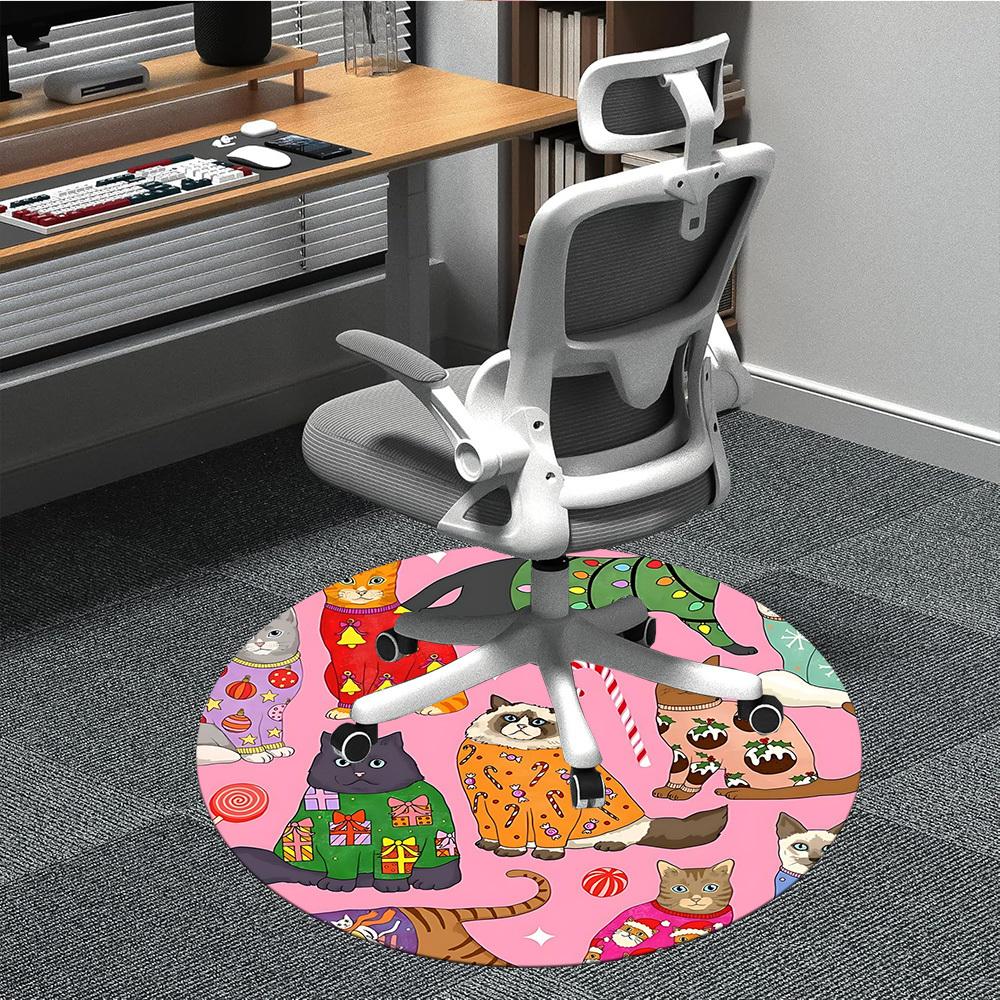 

1pc Cat Garden Chair Carpet for Office, Non-slip, Soft and Durable Office Rug, Perfect for Office yy260127104 80cm by 80cm