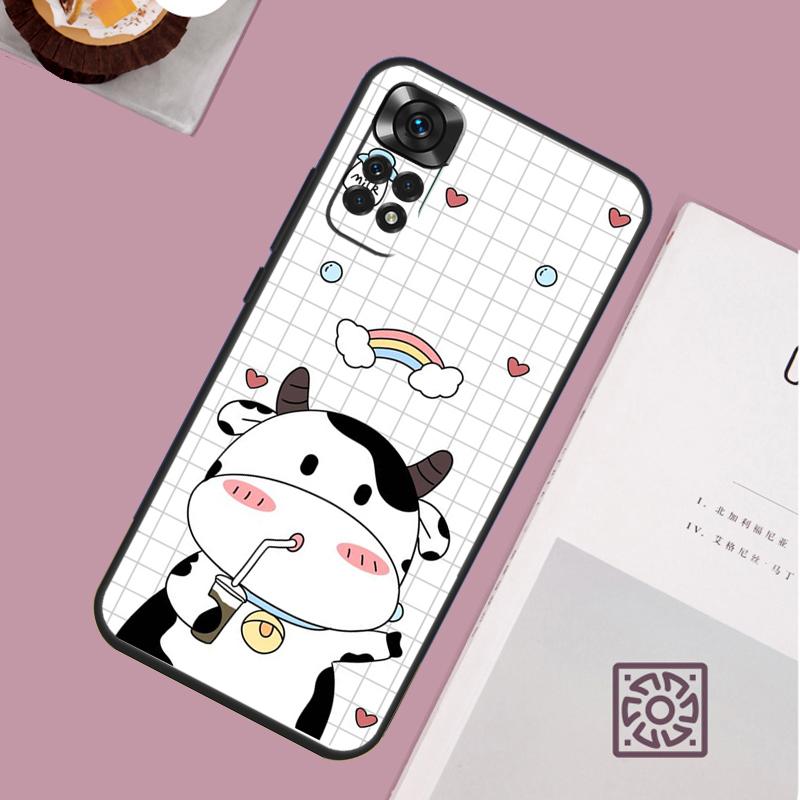 Cut Cow Case For Xiaomi Redmi Note 14 13 12 11 15 Pro Plus Redmi 15 13 10 10C 12C 13C 14C 15C Cover