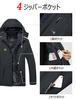 MAGCOMSEN Winter Mountain Cold Weather Jacket for and Outdoor with Detachable Dark CN 2XL Size Men's Parka, Water-Repellent, Motorcycles, Skiing,
