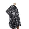Barber Cape Set: Hand Mirror, Scissors, Comb, Hair Dryer Apron, Printed Cape, Shawl
