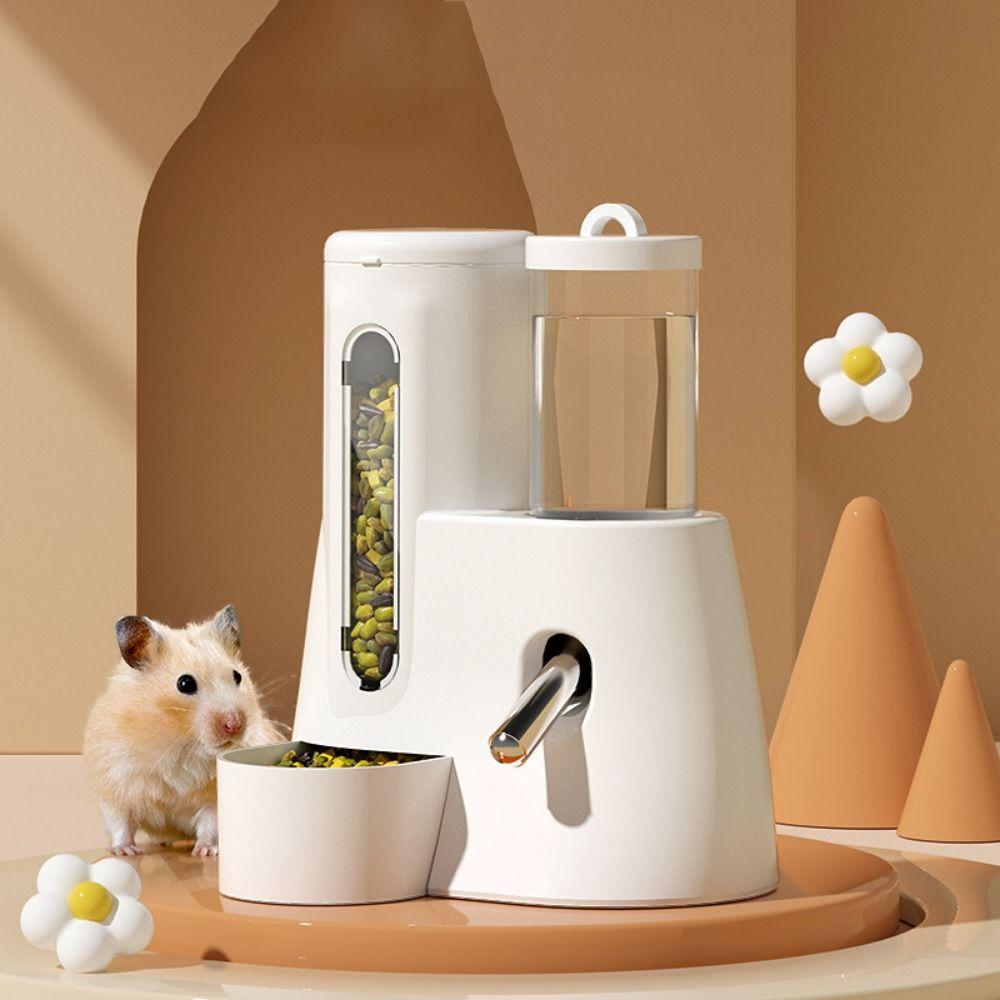 Large Capacity Feeding Water Dispenser Removable Golden Bear Food Bowl  Pet Supplies
