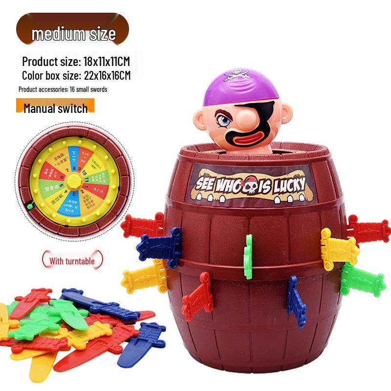 Pirate Barrel Sword Game - Party Prank Toy