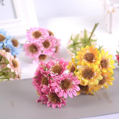 Faux tournesol esthétique, arrangement Floral créatif vif, Bouquet artificiel