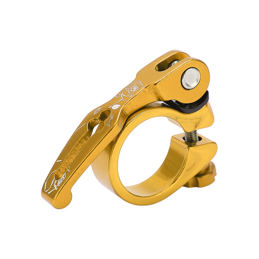 VIARON Bicycle Quick Release Seatpost Clamp Aluminum Alloy 34.9MM Seat Clamp for MTB Bike Road Bike